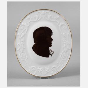 Meissen Erinnerungsplakette ”Heinrich von Kleist”