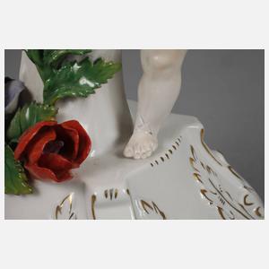 Carl Thieme Potschappel figürlicher Kerzenleuchter