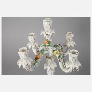 Carl Thieme Potschappel figürlicher Kerzenleuchter