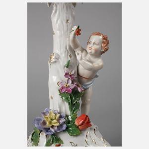 Carl Thieme Potschappel figürlicher Kerzenleuchter