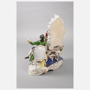 Volkstedt Rokokopaar am Frisiertisch