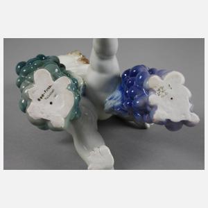 Karl Ens Volkstedt Putto mit Trauben