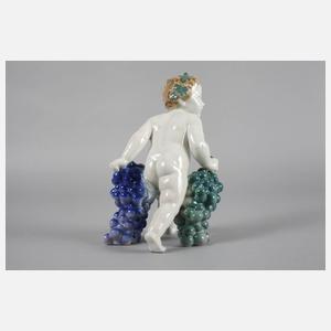 Karl Ens Volkstedt Putto mit Trauben