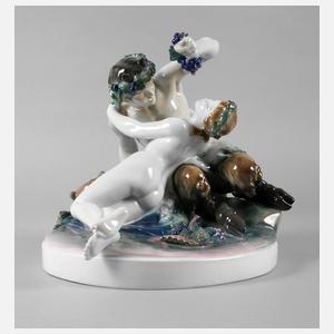 Karl Ens Volkstedt ”Bacchanal - Satyr und Nymphe”