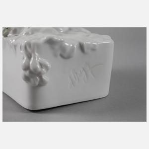 Karl Ens Volkstedt ”Steinbock mit Eidechse”