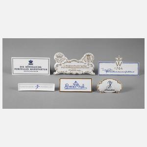 Konvolut Werbeaufsteller