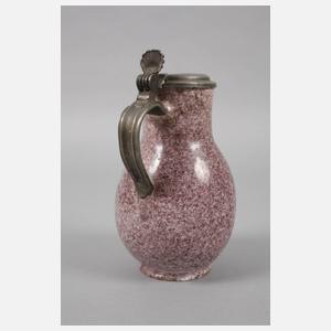 Fayencewalzenkrug eines Landschaftsgärtners