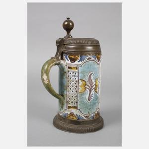 Schlesischer Fayencewalzenkrug