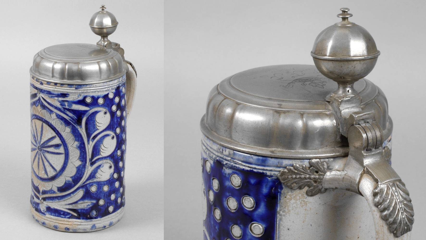 Massiver Westerwälder Steinzeugkrug