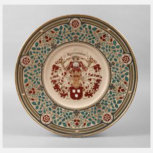 Übergroßer Wandteller Historismus