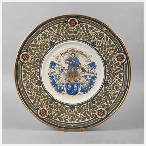 Übergroßer Wandteller Historismus