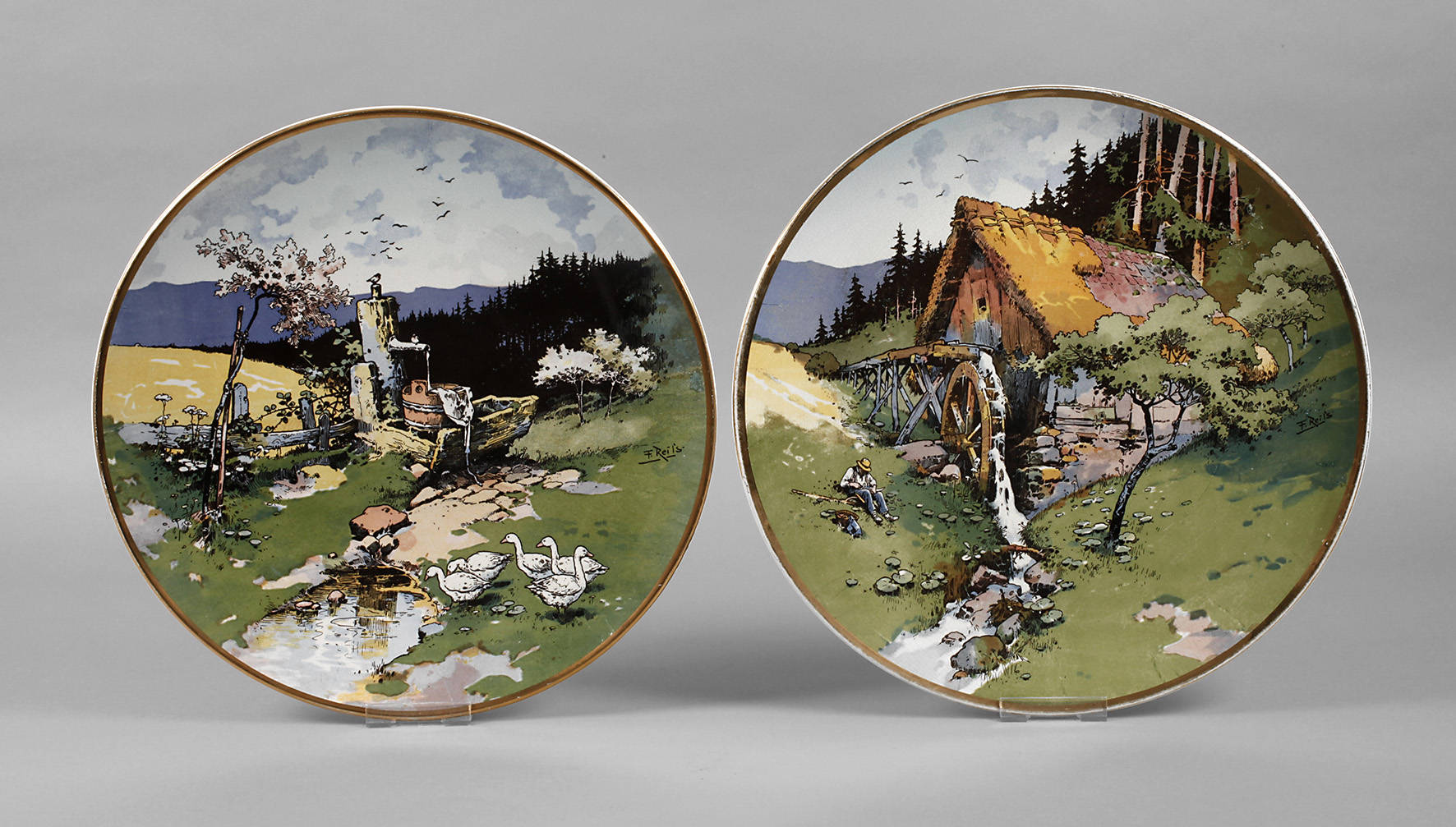 Villeroy & Boch zwei große Wandteller