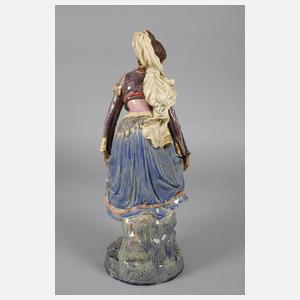 Paar Trachtenfiguren Historismus