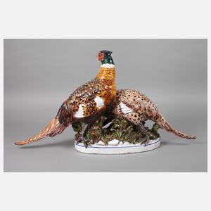 Übergroße Fasanengruppe Ezio Ceccarelli