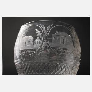 Ansichtenglas Biedermeier