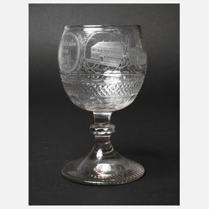 Ansichtenglas Biedermeier