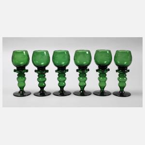 Sechs Weinrömer Historismus