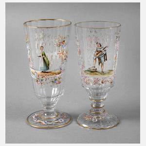 Zwei Biergläser Historismus