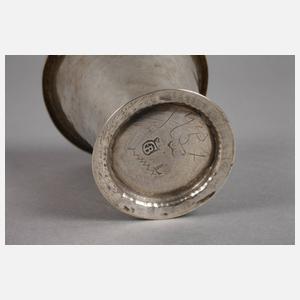 Paar barocke Silberbecher Schweden