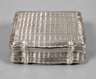 Silber barocke Tabatiere