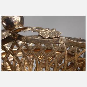 Silber Anbietschale Biedermeier
