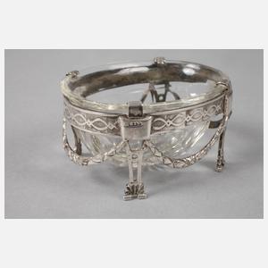 Silber klassizistische Saliere