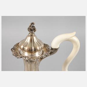 Warschau Silberkanne Biedermeier