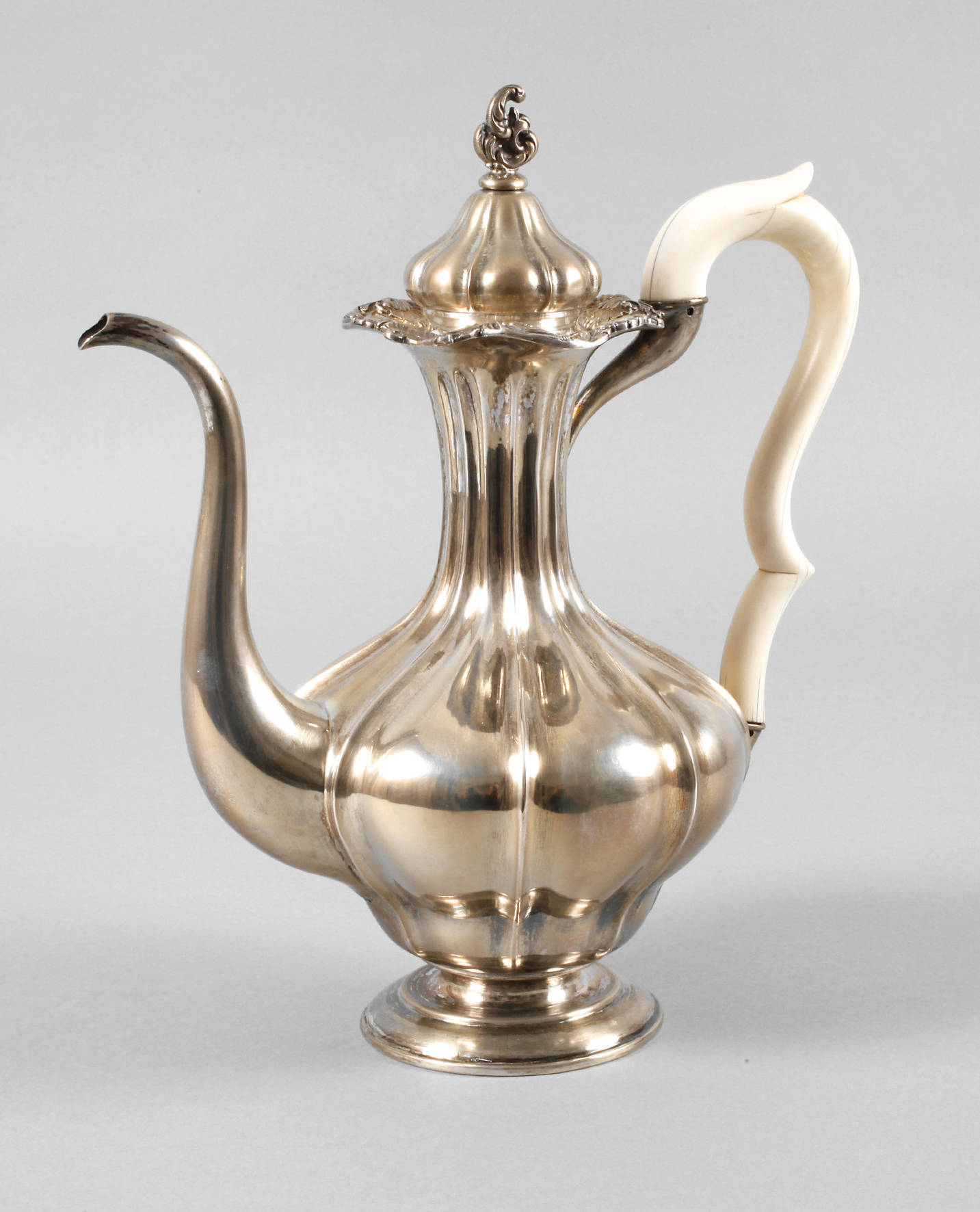 Warschau Silberkanne Biedermeier