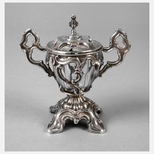 Silber Marmeladendose Frankreich