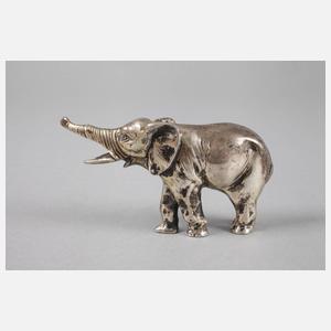 Silber Elefant