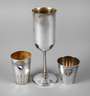 Drei Silberbecher