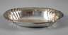 Ovale Silberschale Art déco
