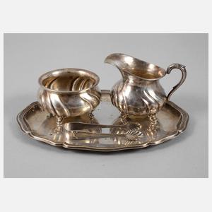 Zucker-/Sahneset Silber