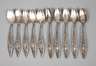 Zehn filigrane Biedermeierlöffel Berlin