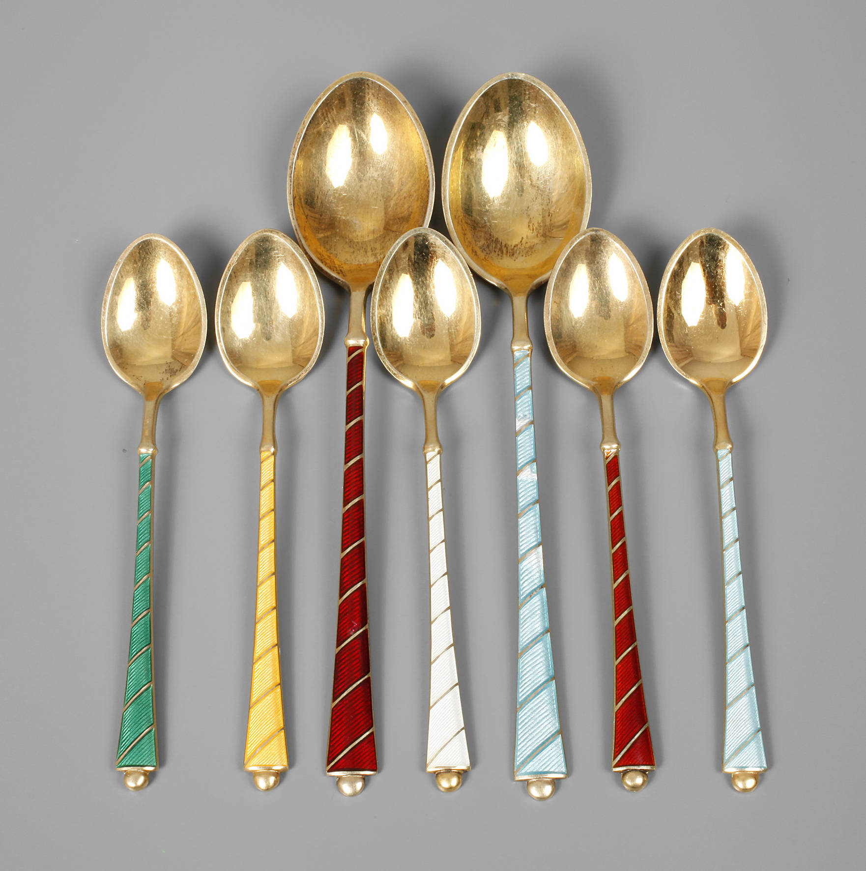 Sieben Silberlöffel Dänemark