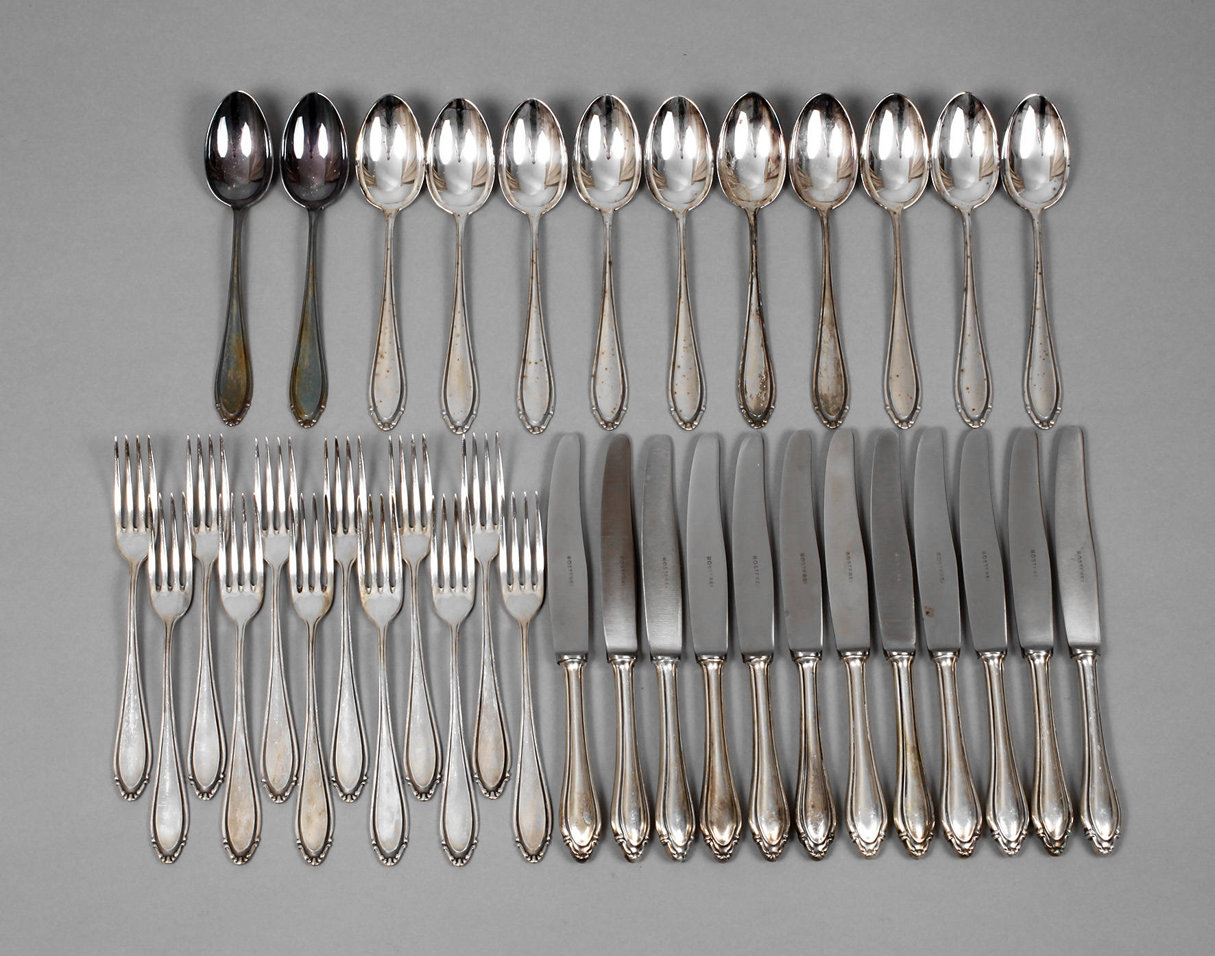 Silberbesteck Art déco