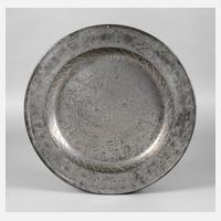 Judaika Sederteller Zinn111