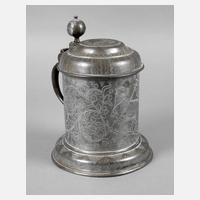 Mächtiger Zinnwalzenkrug Leipzig111