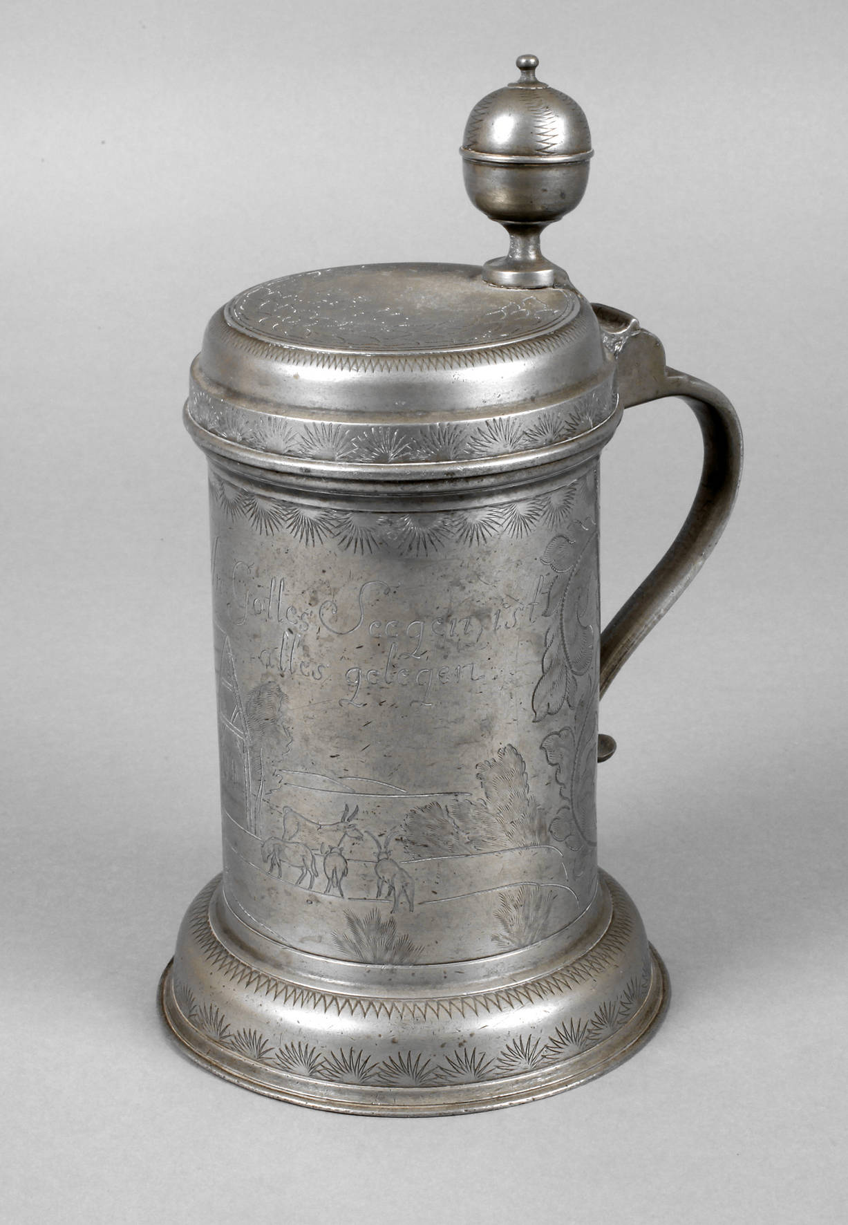 Sächsischer Zinnwalzenkrug