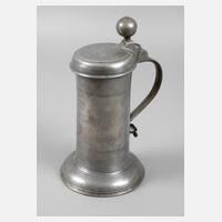 Schlanker Zinnwalzenkrug Zwickau111