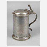 Schwerer Böhmischer Zinnwalzenkrug111