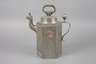 Erntekanne mit Bemalung Zinn