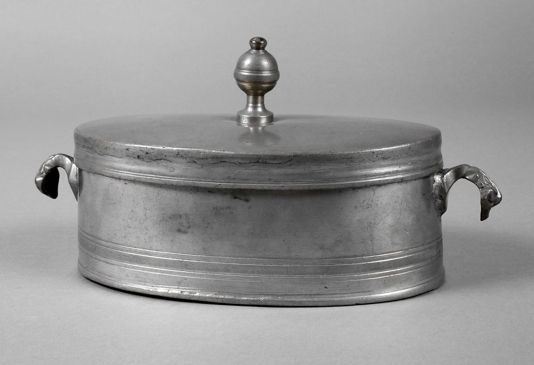 Kleiner Nürnberger Wursthafen Zinn