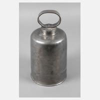 Massive glockenförmige Schraubflasche Zinn111