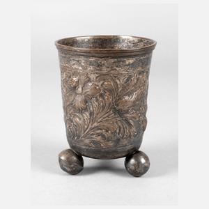 Barocker Kugelfußbecher