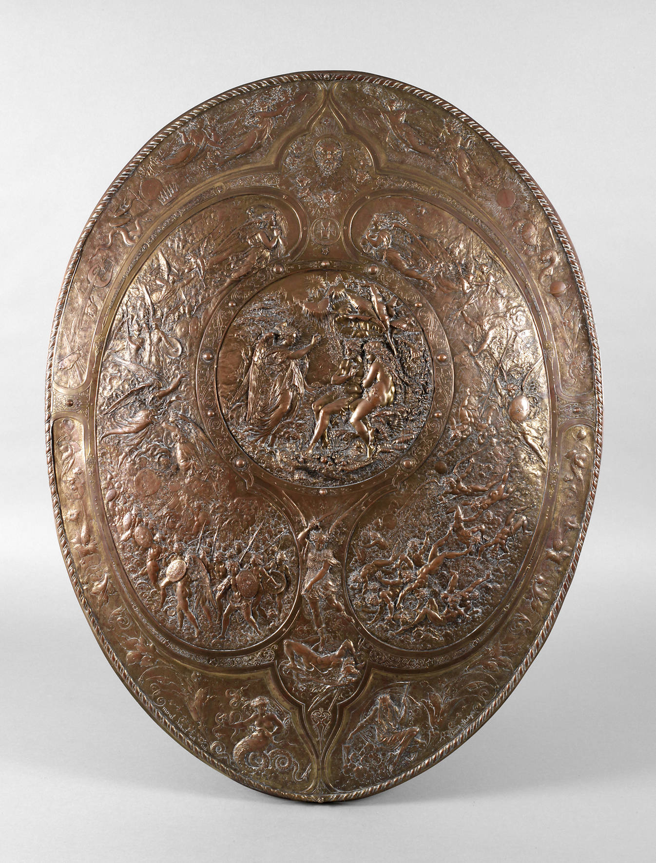 Übergroßes Templerschild