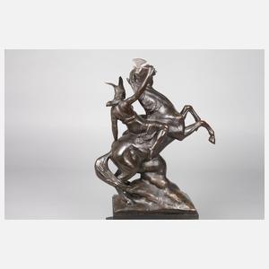 Max Valentin, kämpfende Amazone