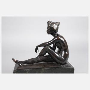 Otto Lang, Jugendstilbronze