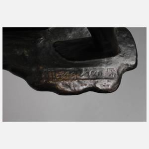 Ludwig Mergehen, stehender weiblicher Akt