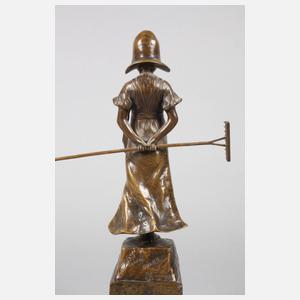 J. Pilar, Holländermädchen in Tracht